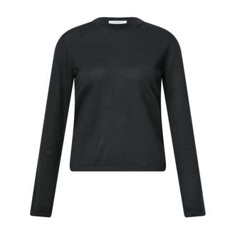 Max Mara Lichte Kasjmier Pullover - Dames - Longsleeves - Blauw - S - Kasjmier - Tops