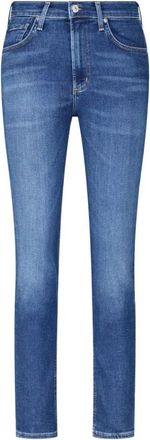 Citizens Of Humanity High-Waist Slim-Fit Denim Jeans - Dames - Slim Fit Jeans - Blauw - W29 - Denim - Jeans