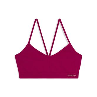 Freddy Top sportivo seamless con spalline incrociate