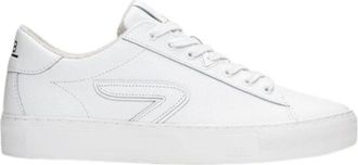 HUB Hub, Schoenen, Heren, Wit, 41 EU, Leer, White Perf Hook Sneakers