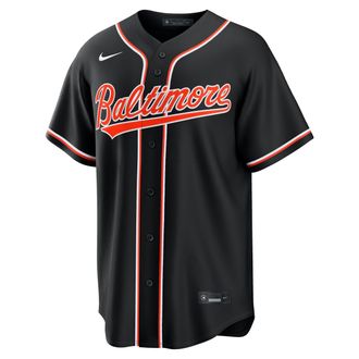 Nike Baltimore Orioles Nike Mens MLB Replica Fashion Jersey in Black | RP260HMJOLE-JJ9