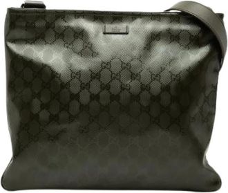 Gucci Pre-owned Vintage Crossbody Bag - Dames - Pre-owned - Groen - Maat: ONE Size