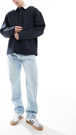 Jack & Jones Chris - Jeans dritti rigidi lavaggio azzurro-Blu