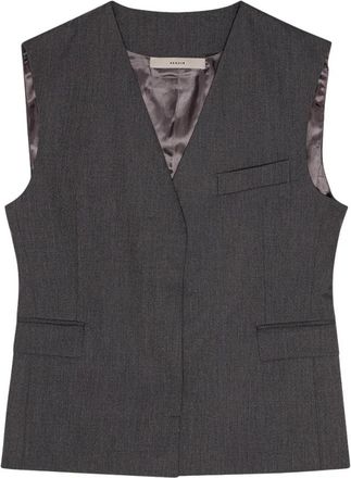 Remain Stijlvolle Boxy Waistcoat - Dames - Gillet - Grijs - S - Kostuums
