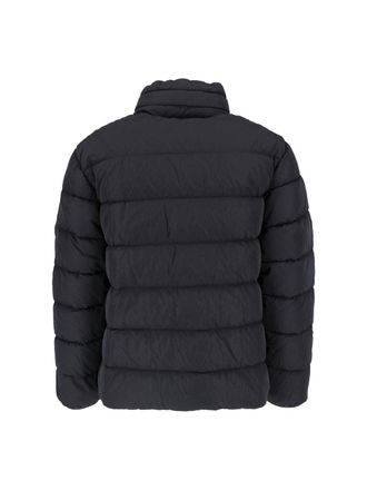 C.P. Company Quilted Polyamide Down Jacket - Black