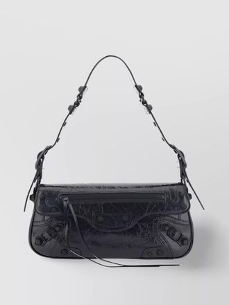 Balenciaga le cagole small leather shoulder bag