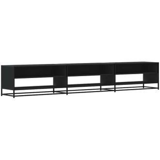 vidaXL Mobile Porta tv Nero 270x40x46 cm in Truciolato - Vidaxl