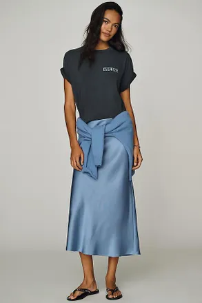 Anine Bing Bar Silk Skirt