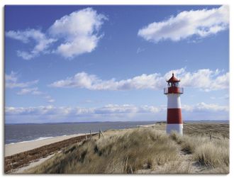 Artland Leinwandbild »Leuchtturm Sylt« Gebäude 1 Stk. tlg. auf Keilrahmen gespannt