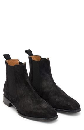 John Varvatos Amsterdam Chelsea Boot in Black at Nordstrom, Size 8.5