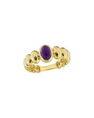 Rina Limor Silver 0.75 Ct. Tw. Amethyst-Africa Puffy Band Ring