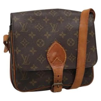 Louis Vuitton Tweedehands Canvas Louis Vuitton tassen - Dames - Pre-owned - Bruin - Maat: ONE Size Leer