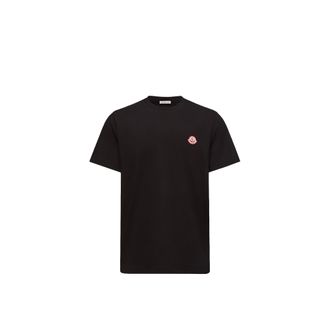 Moncler Moncler Logo Cotton Jersey T-shirt, Men, Black, Size: 3xl