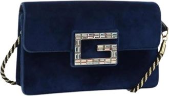 Gucci Pre-owned Vintage Schoudertas - Dames - Vintage Schoudertas - Blauw - ONE Size - Vintage