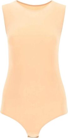 Maison Margiela Mouwloze Jersey Bodysuit - Dames - Bodies - Roze - XS - Tops