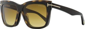 Tom Ford TF6069-B Magnetic Clip-On Blue Block Eyeglasses - Brown