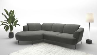 Sit&more Ecksofa &raquo;Zoe&laquo; ink.Sitztiefenverstellung, wahlweise mit Kopfteilverstellung