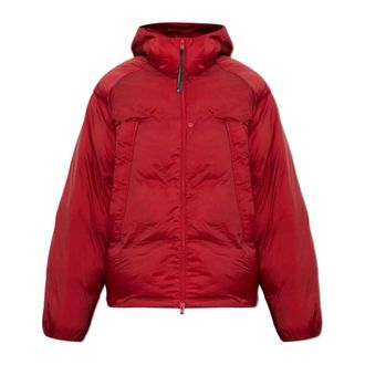 Yohji Yamamoto Piumino con cappuccio - - Jackets - Uomo - Rosso - 2XL