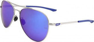 Under Armour Womens UA0007-G-S-010-59 UA0007 59 G S 010 Sunglasses - Metallic - One Size