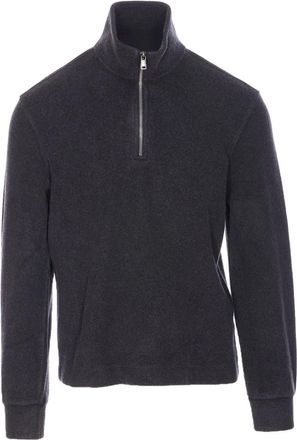 Circolo 1901 Maglione a collo alto con zip corta - Grigio