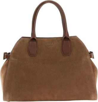 Guess Handbags, female, Brown, Size: ONE SIZE Yulia Small Satchel