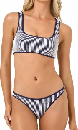 L*Space Prince Bikini Top In Midnight Blue