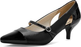 Life Stride Mariana 2 High Womens Heels Black Smooth Faux Leather : 7.5 W (C)