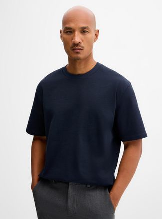 Lindbergh Mens Thick jersey loose T-shirt