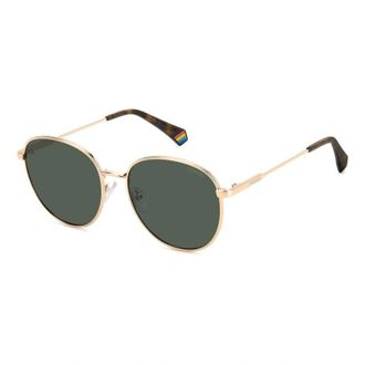 Polaroid Polarized Green Round Unisex Sunglasses PLD 6215/S/X 0DDB/UC 56