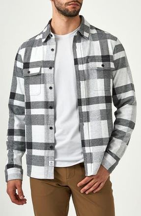 7 Diamonds Generations Plaid Button-Up Shirt in Ecru at Nordstrom Rack, Size Xx-Large