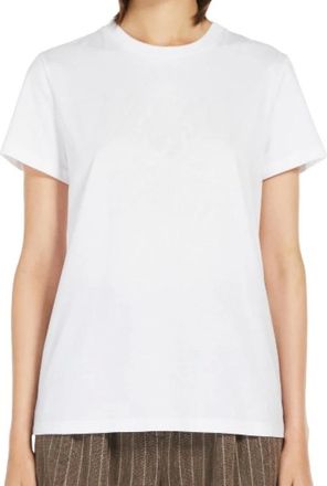 Max Mara Tops, Dames, Wit, S, Katoen, Giovane Max Marabesque T-Shirt