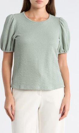 Daniel Rainn Rib Textured T-Shirt in Q163 New Sage at Nordstrom Rack, Size X-Small