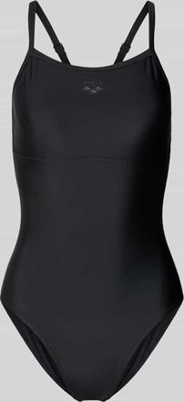 Arena Slim Fit Badeanzug mit Cut-Out auf der R&uuml;ckseite in Black, Gr&ouml;&szlig;e 34