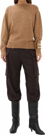 Maria Cher Yorke Kya Pullover In Camel