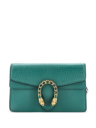 Gucci Dionysus Bag Leather Super Mini clutch bag - Green