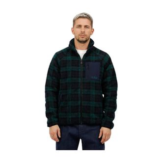 MC2 Saint Barth Geruite Teddy Jas - Heren - Zomerjassen - Groen - XL - Jassen