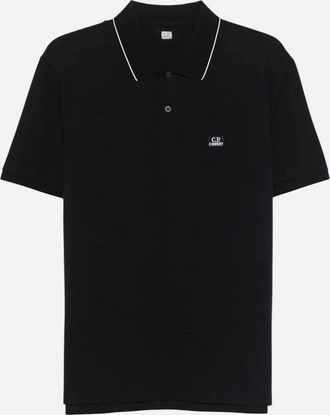 C.P. Company Mens C.P Company Black Cotton Polo Shirt - Size: 36