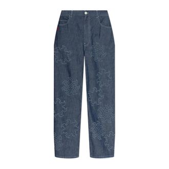 Marni Straight Jeans, male, Blue, Size: W34 Straight-leg jeans