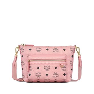MCM Cross Body Bags, female, Pink, Size: ONE SIZE Cross Body Bag