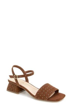 Kenneth Cole Reaction Buena Block Heel Sandal in Luggage Micro at Nordstrom Rack, Size 9