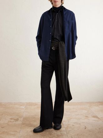 Umit Benan Giorgio Cotton-Flannel Shirt