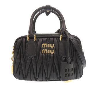 Miu Miu Pre-owned Miu Miu Small Matelasse Nappa Arcadie Satchel Ladies 0SBFOAG54NUYX3RR