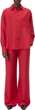 Closed Winona Wide Pant In Rose Red