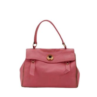 Saint Laurent Pre-owned Handbags, female, Pink, Size: ONE SIZE Pre-owned Le Muse Two Handbag