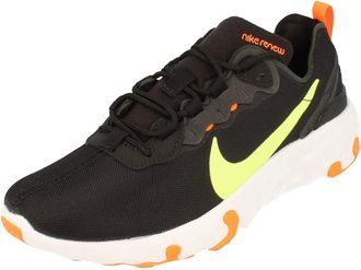 Nike Renew Element 55 GS Running Trainers CV9644 Sneakers Shoes (UK 5.5 us 6Y EU 38.5, Black Ghost Green Total Orange 001)