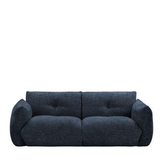 DRAWER Sof&aacute; de 3 plazas en tela - Azul