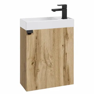 Badplaats Badplaats Mobile Lavamani Keno 50 X 23 Cm - Rovere - Mobile Con Lavabo