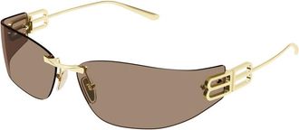 Balenciaga Sunglasses, female, Yellow, Size: ONE SIZE Gossip D-frame Sunglasses