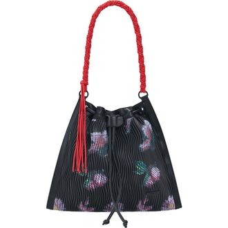 Desigual Medium Floral Backpack with Shoulder Strap in Black at Nordstrom
