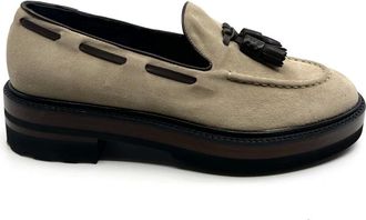 Fratelli Rossetti Schoenen, Dames, Beige, 40 EU, Loafers